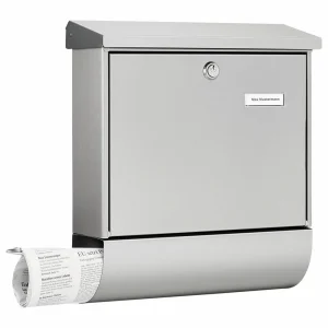 Burg Wachter - AmrumSet 38670 NI luxus kerítésen kívüli postaláda újságtartóval