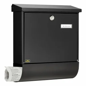 Burg Wachter - AmsterdamSet 86720 S klasszikus kerítésen kívüli postaláda újságtartóval