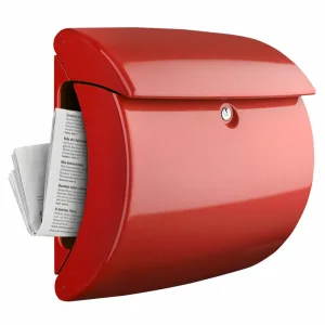 Burg Wachter - Piano 886 R kerítésen kívüli exkluzív műanyag postaláda