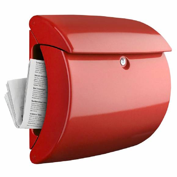 Burg Wachter - Piano 886 R kerítésen kívüli exkluzív műanyag postaláda